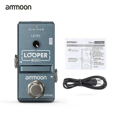 ammoon AP-09 Looper Guitar Pedal Nano Series Loop Electric Guitar Effect Pedal True Bypass Unlimited Overdubs Guitar Parts