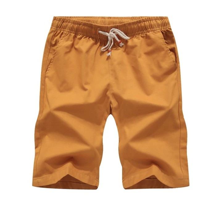 Orange Casual Shorts