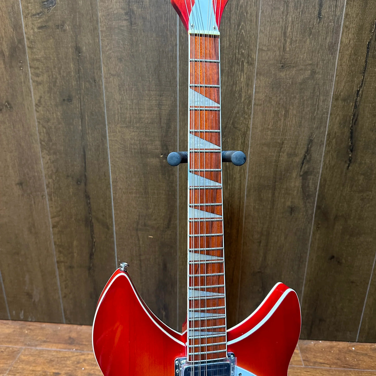 cherry red 12 strings Rickenback 360 electric jazz guitar semi hollow 12 string Ricken 330 jazz guitar