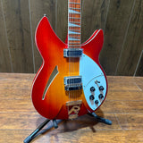 cherry red 12 strings Rickenback 360 electric jazz guitar semi hollow 12 string Ricken 330 jazz guitar