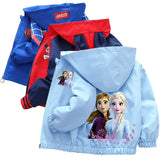 frozen 2 Spring and Autumn Girls elsa Jacket Boys and Girls Outing Clothes Jacket Children outwear girl baby coat 1-12Y