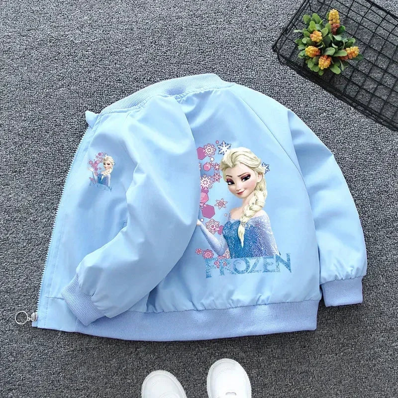 frozen 2 Spring and Autumn Girls elsa Jacket Boys and Girls Outing Clothes Jacket Children outwear girl baby coat 1-12Y