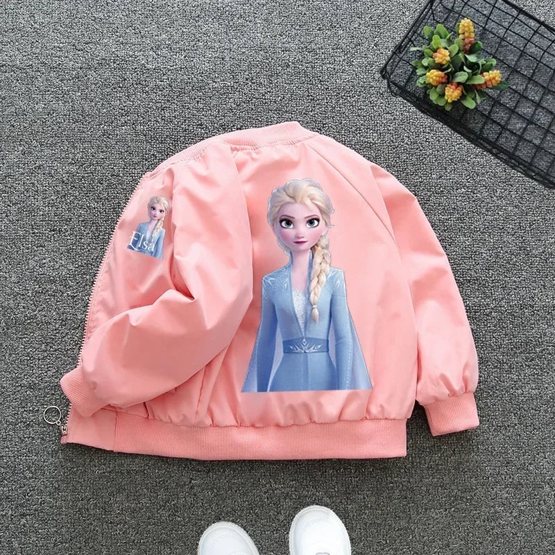 frozen 2 Spring and Autumn Girls elsa Jacket Boys and Girls Outing Clothes Jacket Children outwear girl baby coat 1-12Y