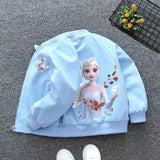 frozen 2 Spring and Autumn Girls elsa Jacket Boys and Girls Outing Clothes Jacket Children outwear girl baby coat 1-12Y