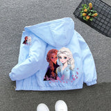 frozen 2 Spring and Autumn Girls elsa Jacket Boys and Girls Outing Clothes Jacket Children outwear girl baby coat 1-12Y