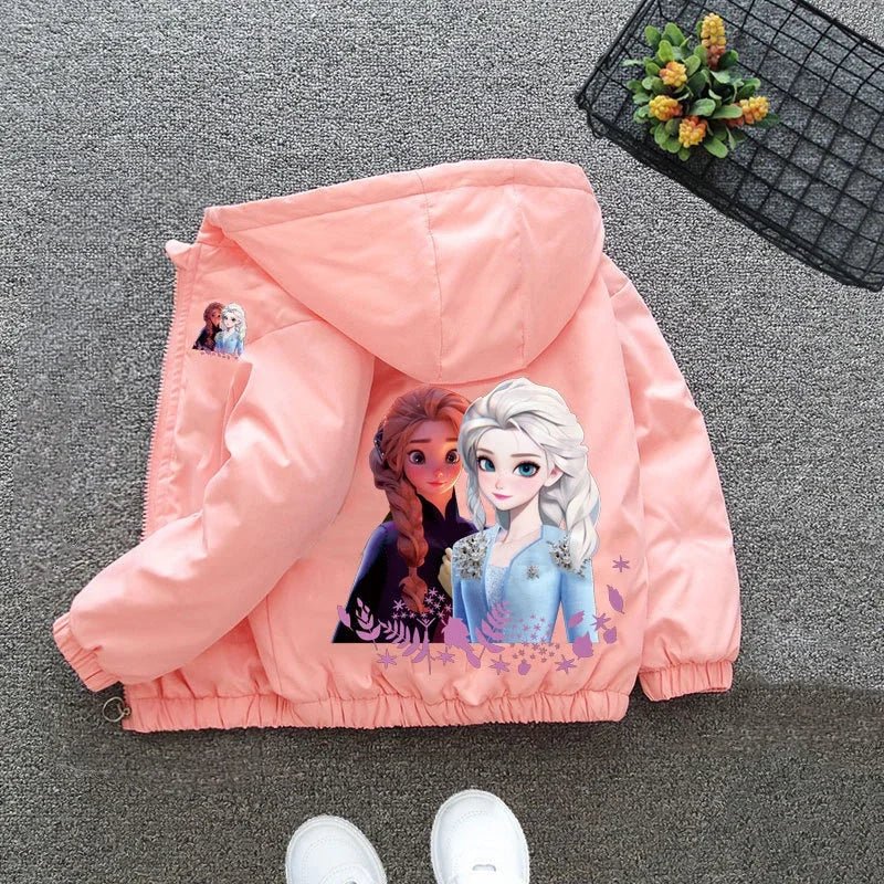 frozen 2 Spring and Autumn Girls elsa Jacket Boys and Girls Outing Clothes Jacket Children outwear girl baby coat 1-12Y