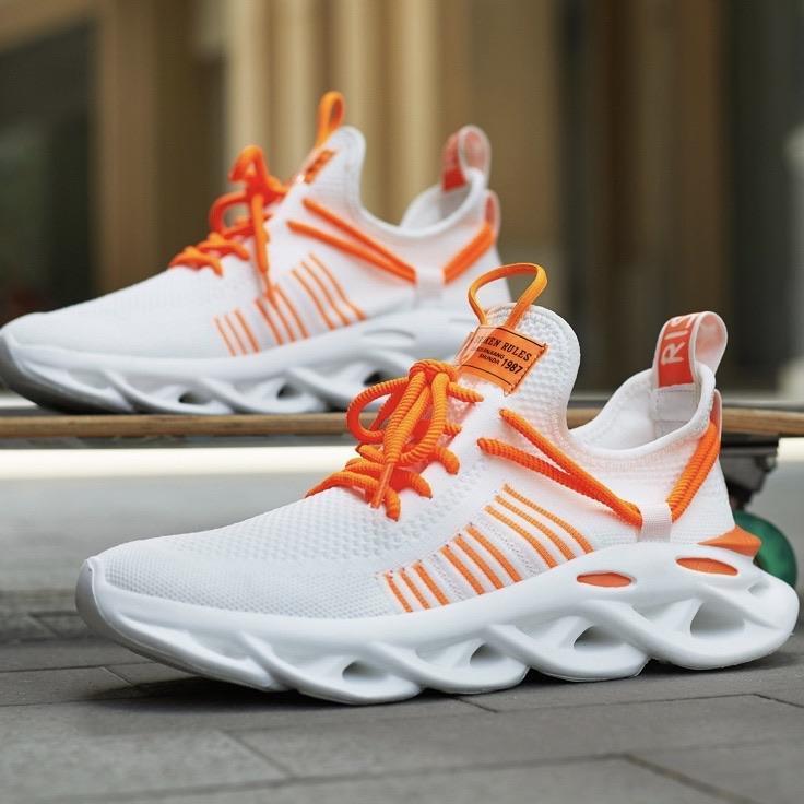 Men's Orange White Momentum Sneaker