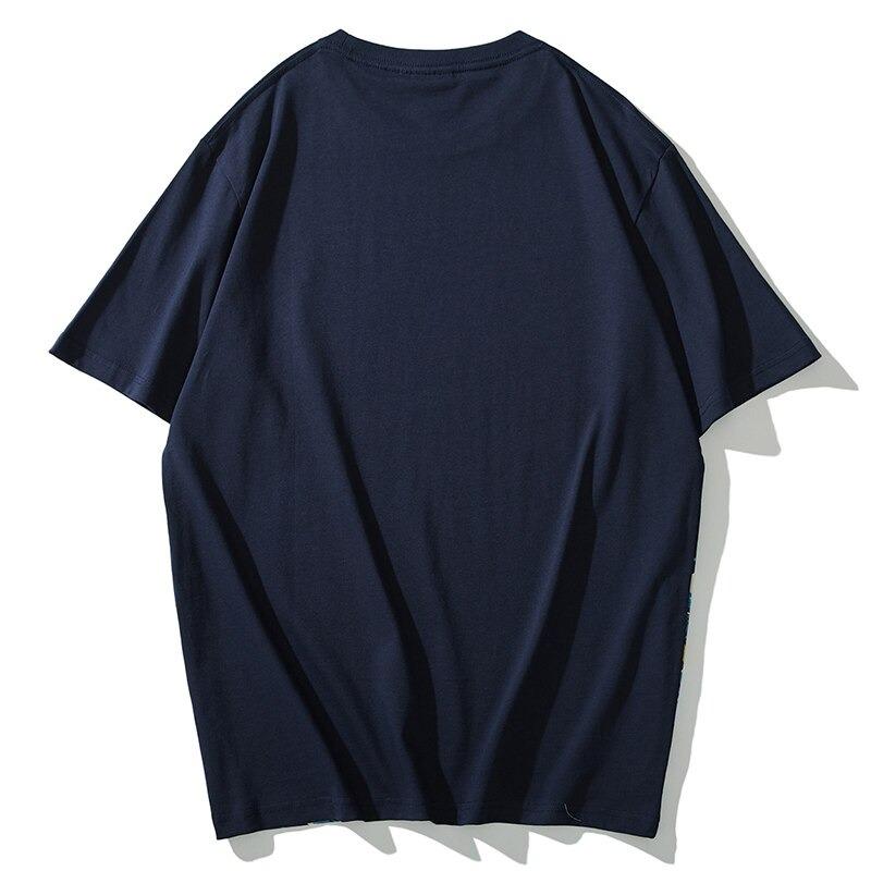 Navy Tsunami Men's Japanese Tee