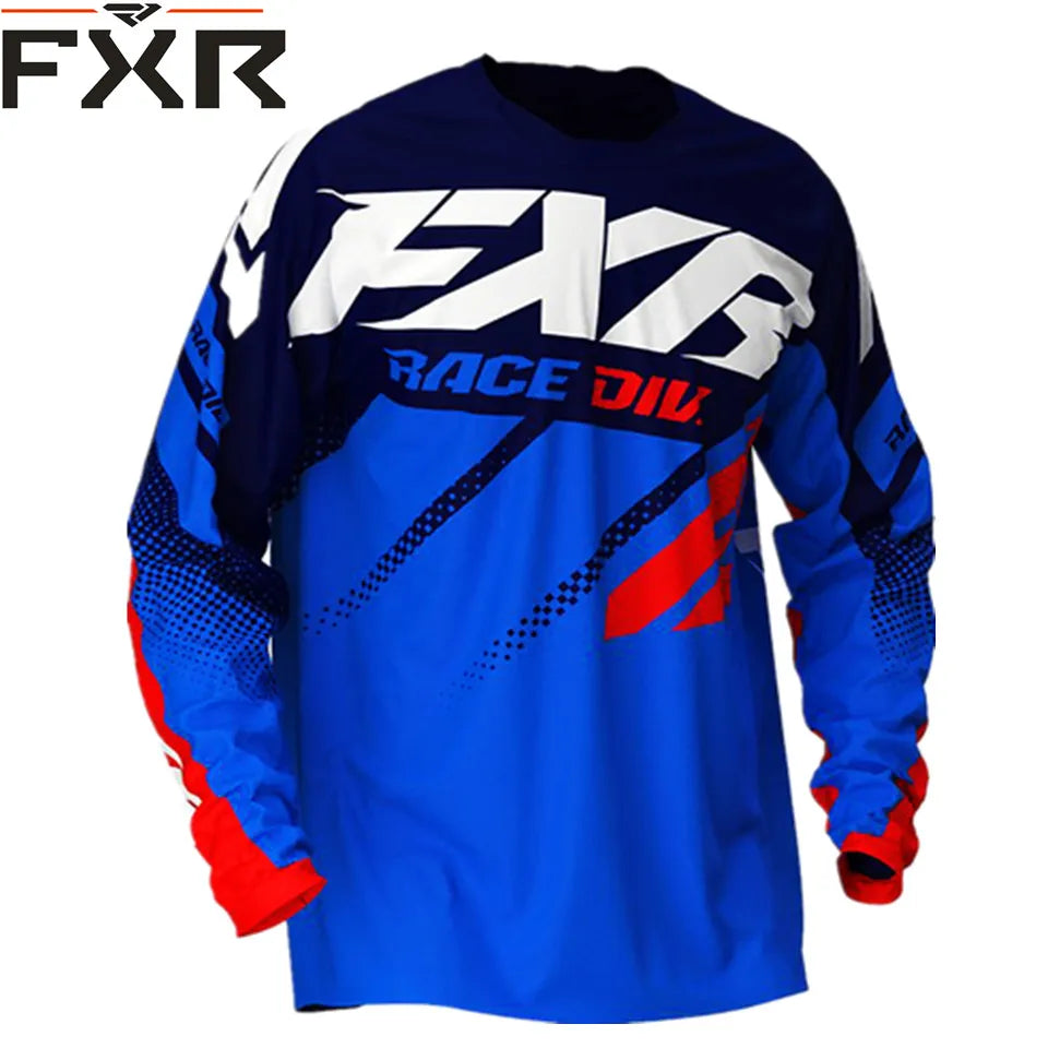 motocross shirt MTB FXR racing downhill jersey enduro cycling mountain santa DH maillot ciclismo hombre motorcycle moto quad