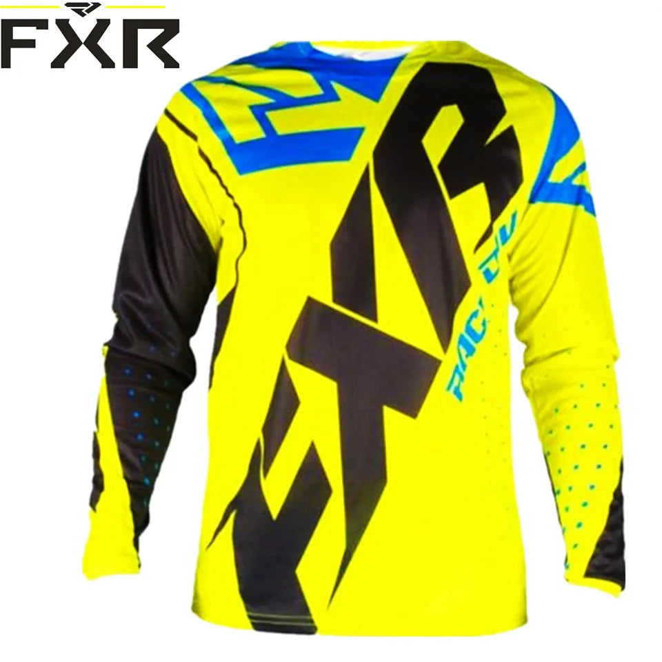 motocross shirt MTB FXR racing downhill jersey enduro cycling mountain santa DH maillot ciclismo hombre motorcycle moto quad