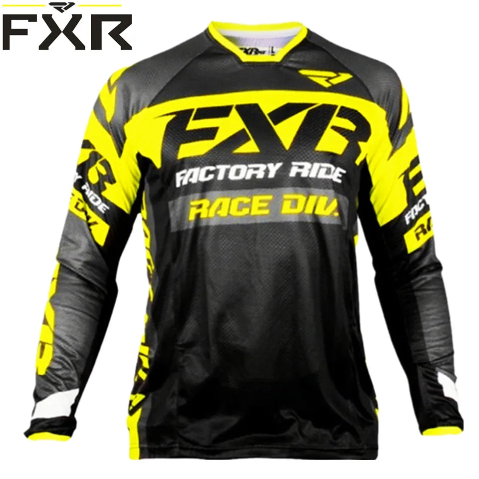 motocross shirt MTB FXR racing downhill jersey enduro cycling mountain santa DH maillot ciclismo hombre motorcycle moto quad