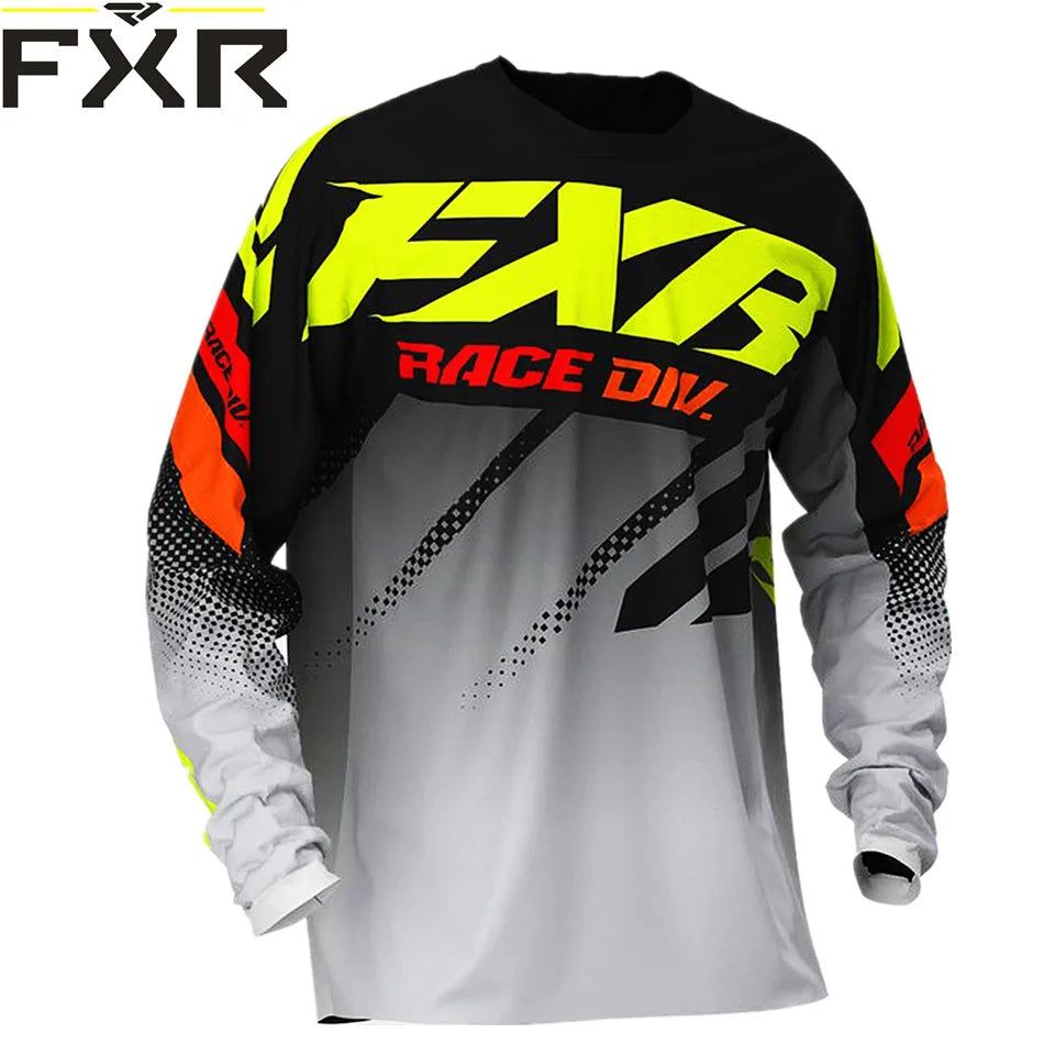 motocross shirt MTB FXR racing downhill jersey enduro cycling mountain santa DH maillot ciclismo hombre motorcycle moto quad