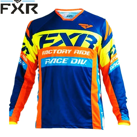 motocross shirt MTB FXR racing downhill jersey enduro cycling mountain santa DH maillot ciclismo hombre motorcycle moto quad