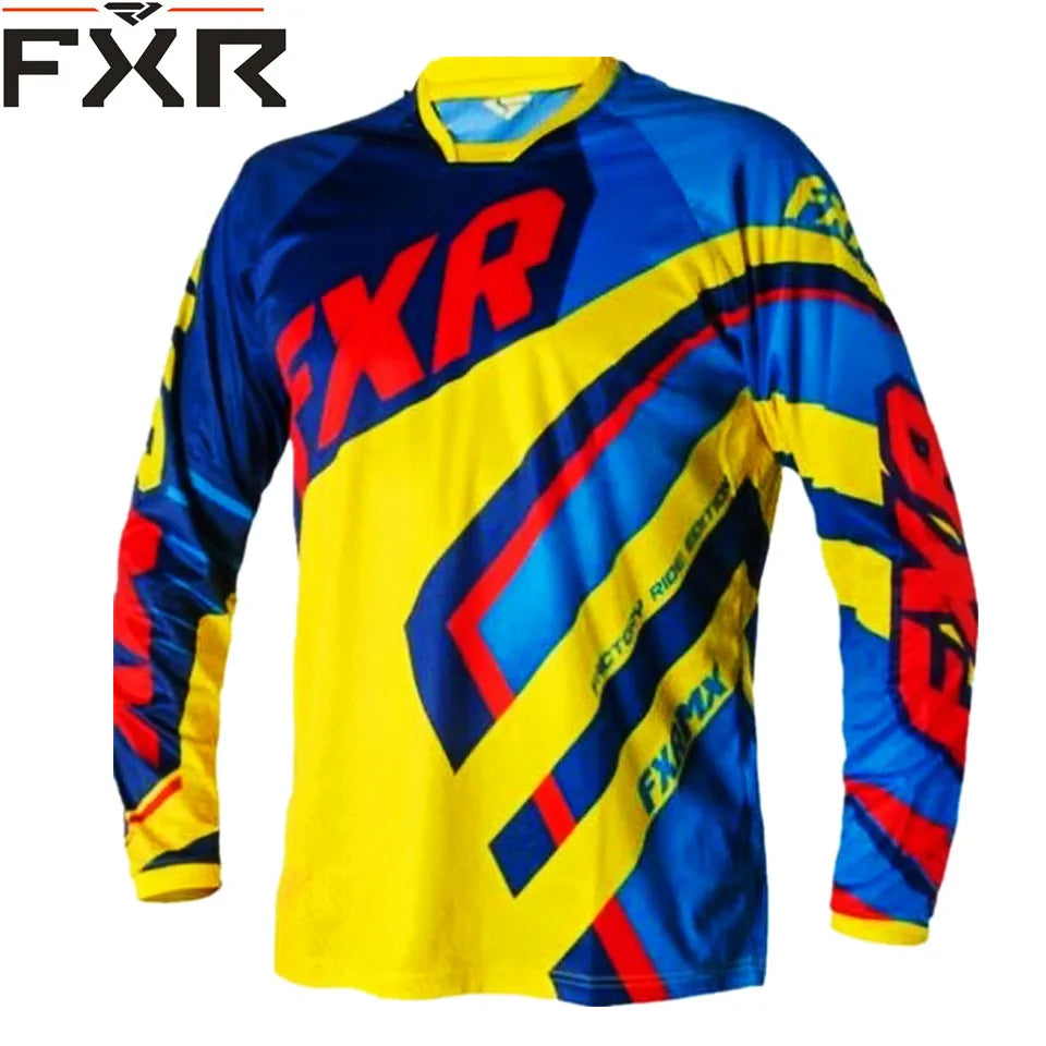 motocross shirt MTB FXR racing downhill jersey enduro cycling mountain santa DH maillot ciclismo hombre motorcycle moto quad