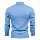 Light Blue Tailored Turtle Neck