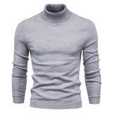 Light Grey Tailored Turtle Neck