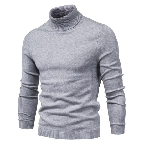 Light Grey Tailored Turtle Neck