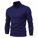 Navy Tailored Turtle Neck