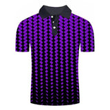 Reginald Golf Cooltech Loud Digital Shirt (Purple)