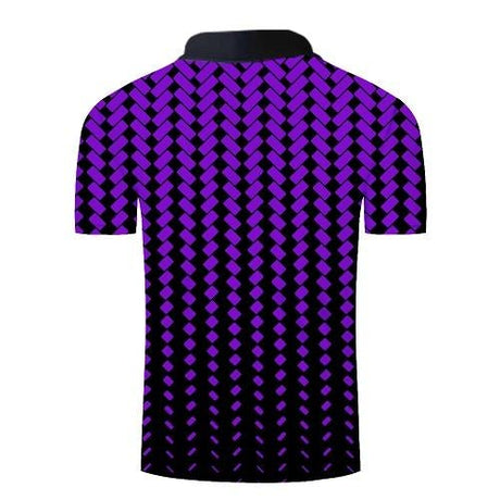 Reginald Golf Cooltech Loud Digital Shirt (Purple)