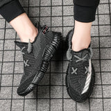 Men's Black Split Sneaker