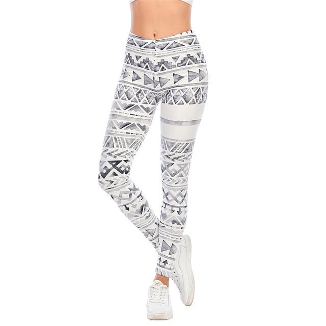 Zora Athletic Leggings - Grayscale