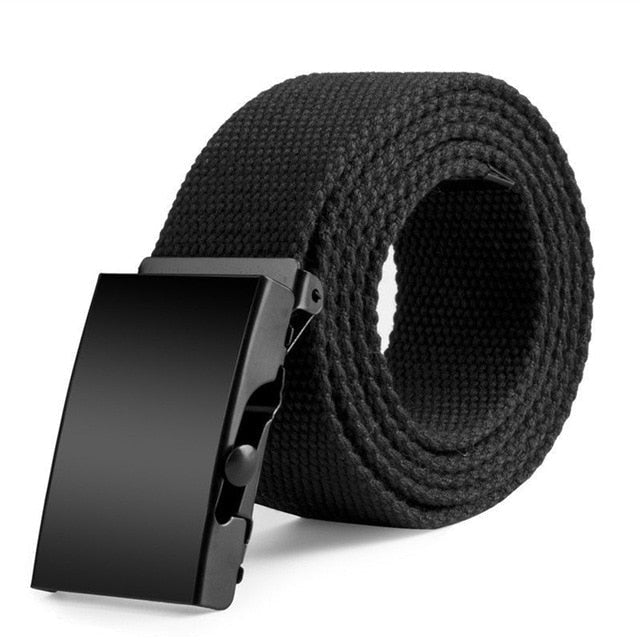 Reginald Golf Athletic Canvas Belt (Black)