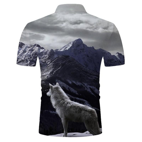 Reginald Golf Cooltech Boldly Loud Shirts (Lone Wolf)