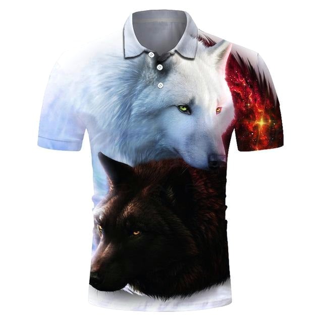 Reginald Golf Cooltech Boldly Loud Shirts (Yin And Yang)