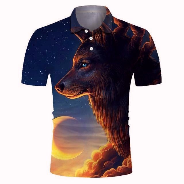 Reginald Golf Cooltech Boldly Loud Shirts (Horizon)