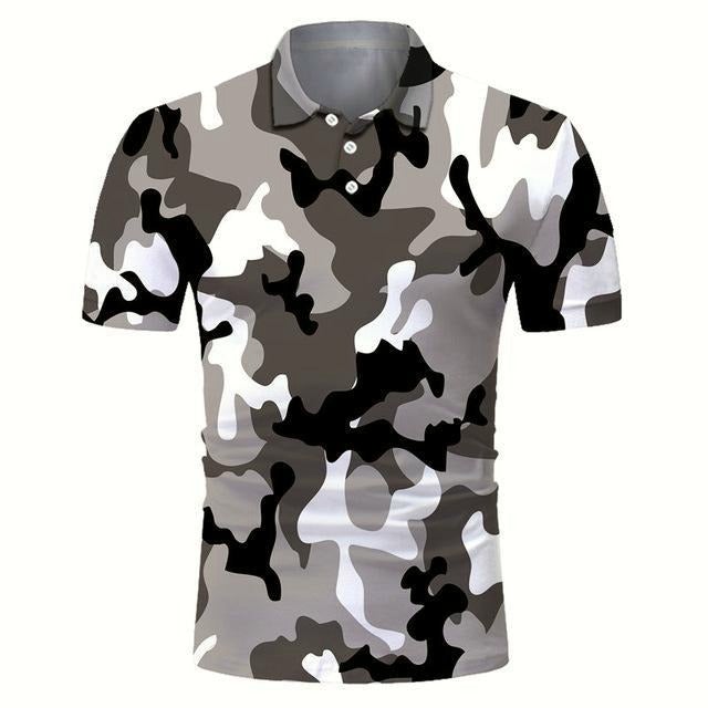 Reginald Golf Cooltech Boldly Loud Shirts (Urban Camo)