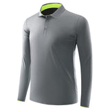 Reginald Golf High-Performance LS Shirt (Gray)