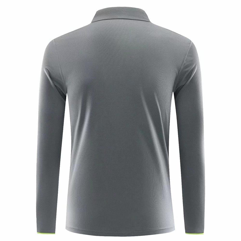 Reginald Golf High-Performance LS Shirt (Gray)