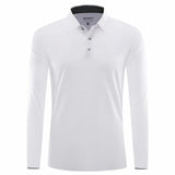 Reginald Golf High-Performance LS Shirt (White)