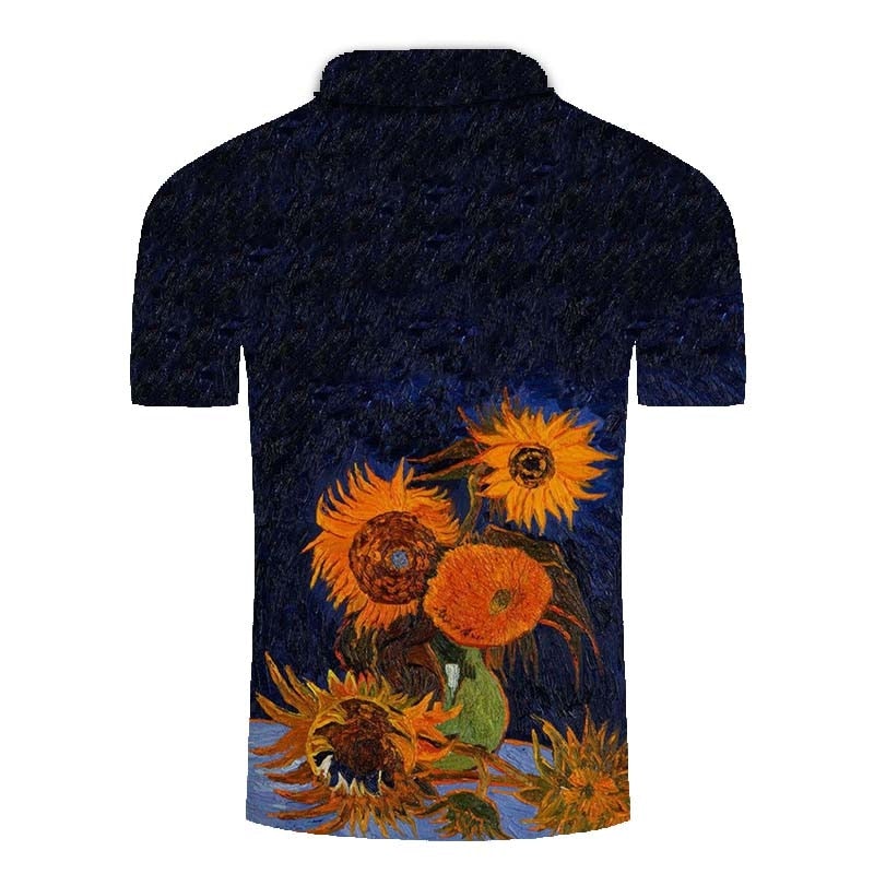 Reginald Golf Cooltech Mosaic Loud Golf Shirt (Flowers)