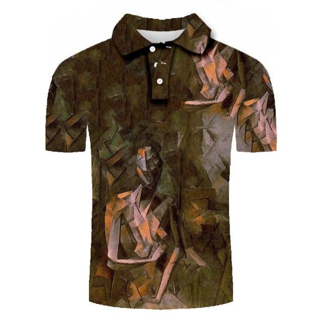 Reginald Golf Cooltech Mosaic Loud Golf Shirt (Thought)