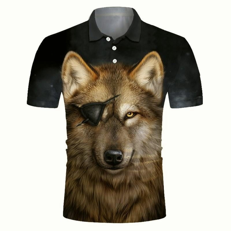 Reginald Golf Cooltech Digital Art Loud Shirt (Staredown)