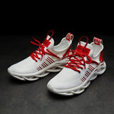 Men's Red White Momentum Sneaker