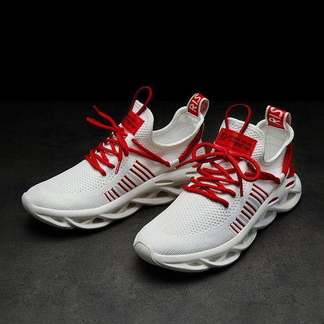 Men's Red White Momentum Sneaker