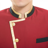 red hotel uniform for men hotel reception uniform for men hotel receptionist hotel waiter clothes