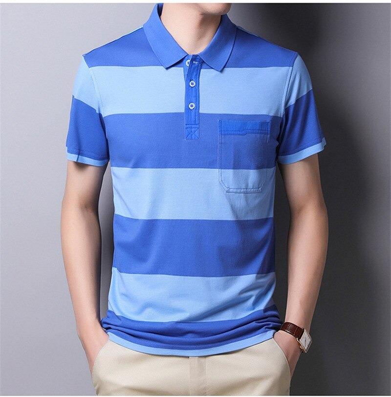 Thomas Blue Men's Performance Polo