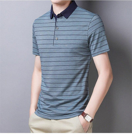 Garcia Blue Men's Performance Polo